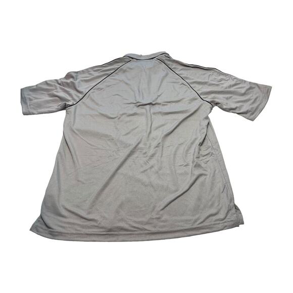 Il Migliore Polo Shirt Men's Medium Gray Nylon Short Sleeve Quarter Zip Classic - Picture 3 of 8